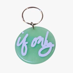 IF ONLY Green Keychain